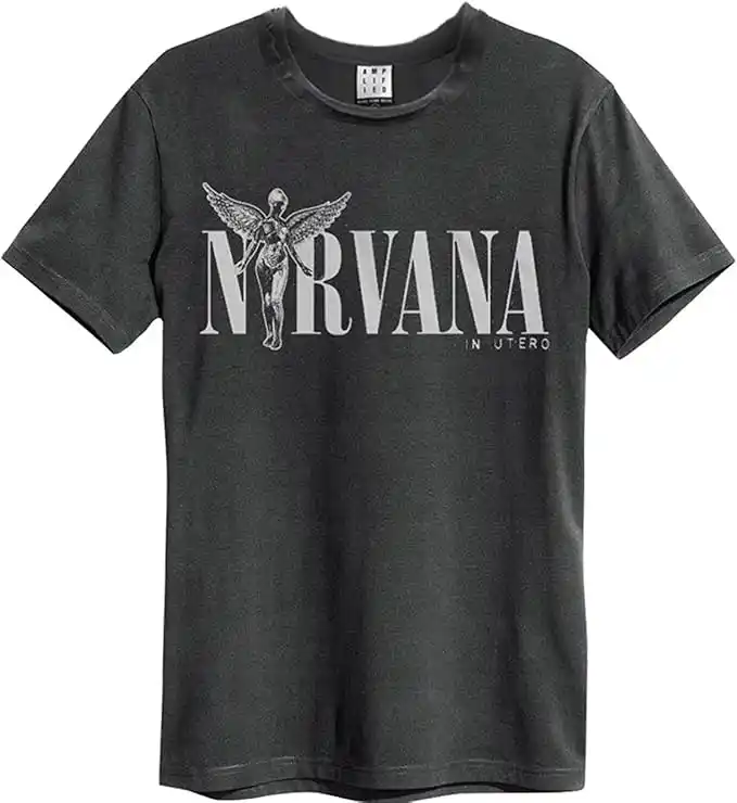 Amplified Nirvana-In Utero Colour Camiseta para Hombre