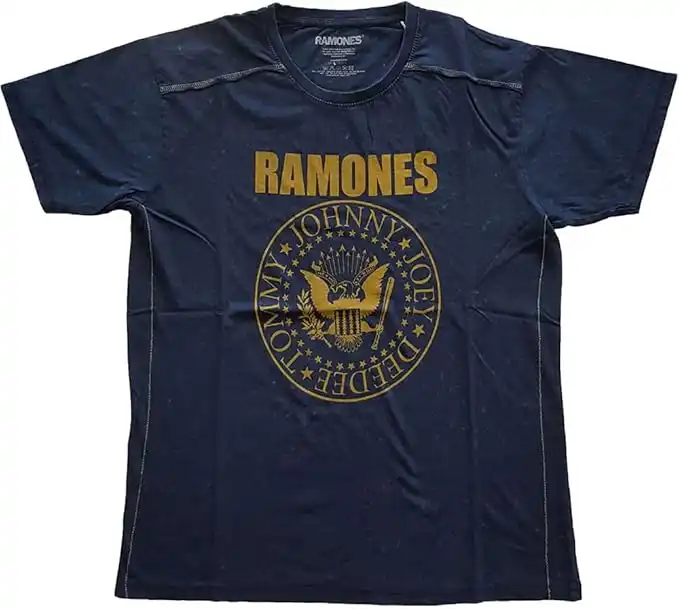 Ramones - Camiseta Wash Collection Sello Presidencial para Adultos Unisex