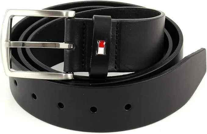 Tommy Hilfiger Cinturón Hombre New Denton Belt 4.0 Cinturón de piel