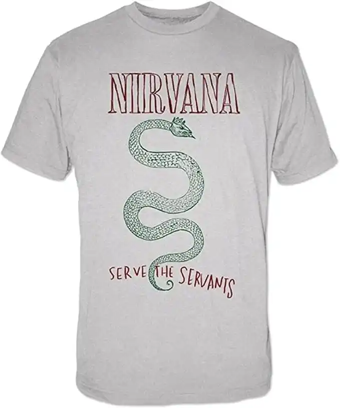 Camiseta - Nirvana - Serpent XL Gris, X-grande, X-Large