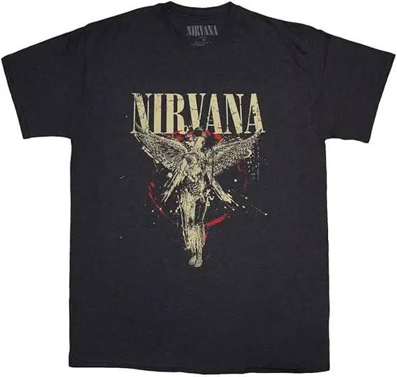 Camiseta con logotipo de Nirvana in Utero Band