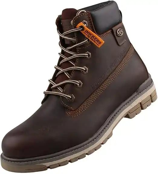 Dockers by Gerli Camel Hombre Botas de cordones Marrón claro