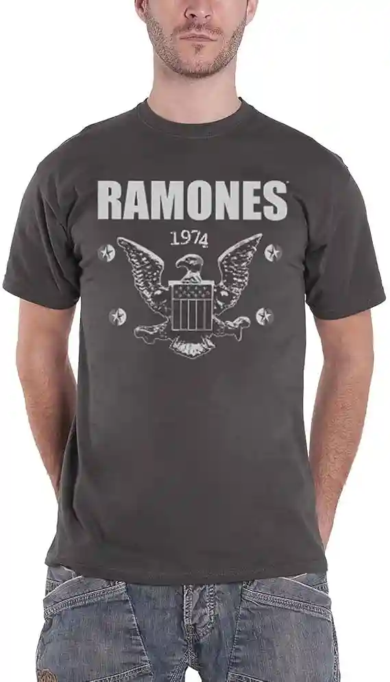 Ramones Camiseta Manga Corta para Hombre