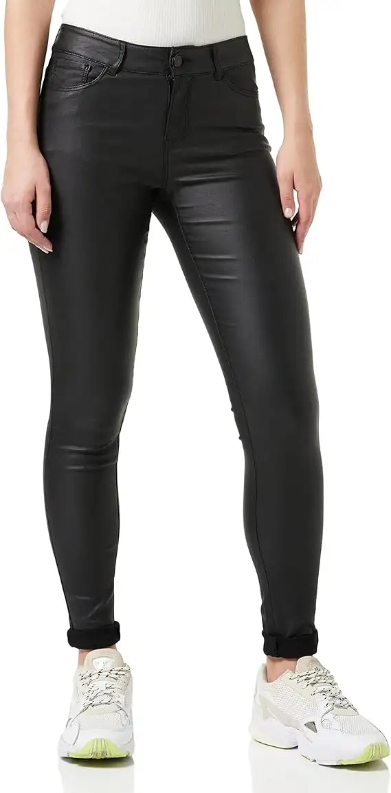 VERO MODA 5-Pocket Trousers Vmseven Mid Waist Trousers