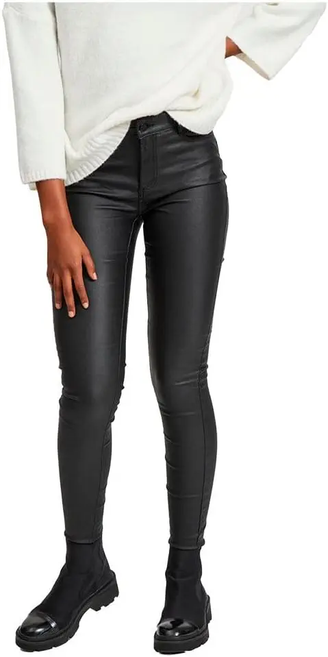 Vila Skinny fit Jeans Coated