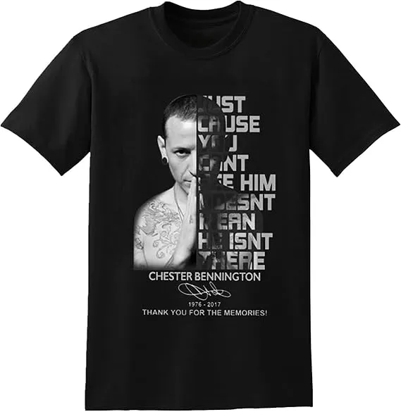Best Rock Fans of Linkin-Park Legend Chester-Bennington Mens - Camiseta para hombre, color negro