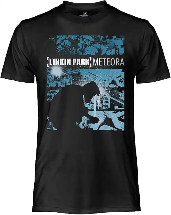 Linkin Park - Camiseta oficial de Meteora, unisex, de algodón, para adultos y jóvenes