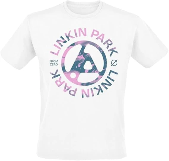 Linkin Park from Zero Spill Hombre Camiseta Blanco Vorne Bedruckt Regular