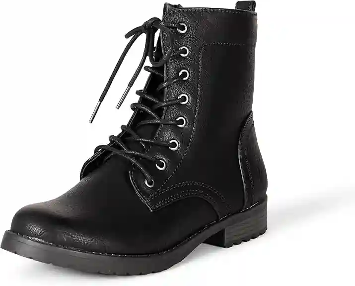 Amazon Essentials Mujer Botas de Combate con Cordones